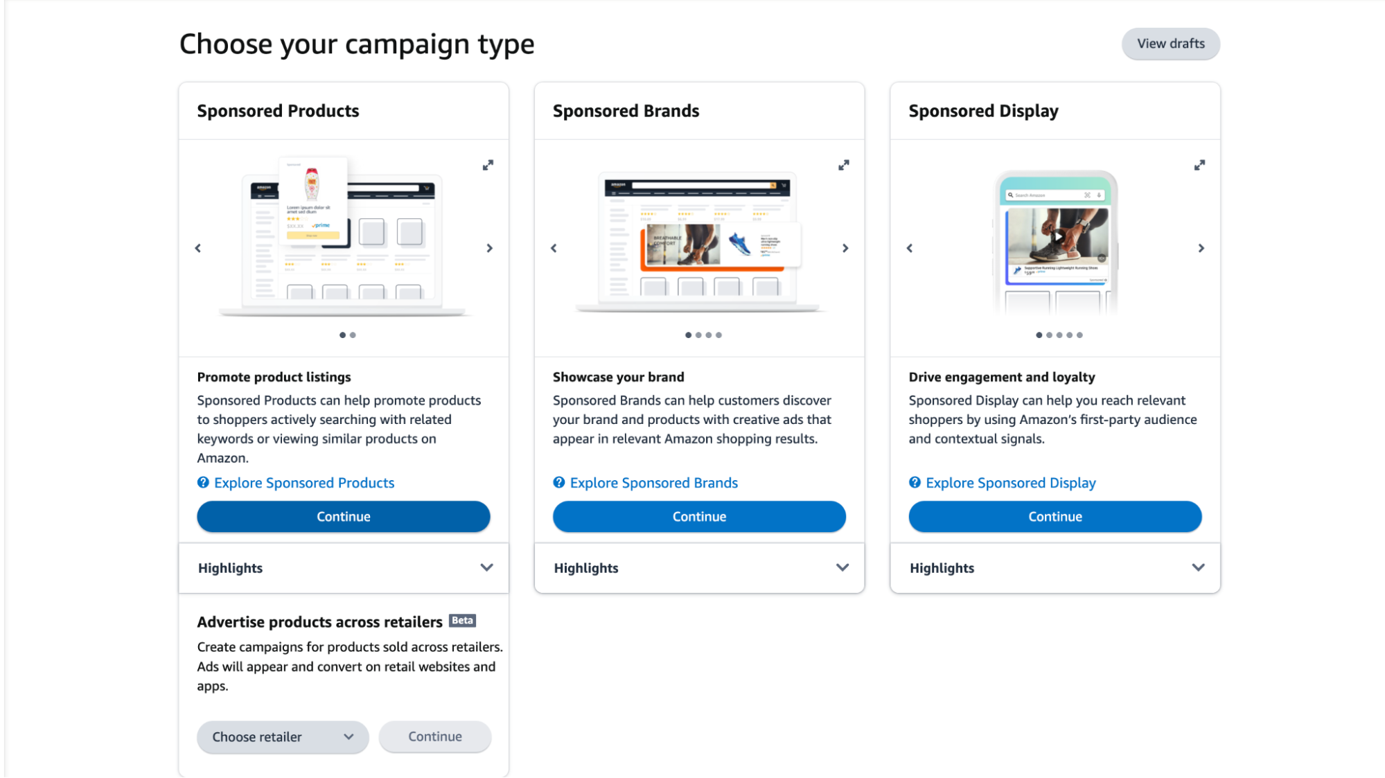 choose campaign type